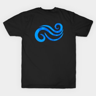 The Art of Reflection: Water Element  Making Blue Waves of Change in the World T-Shirt